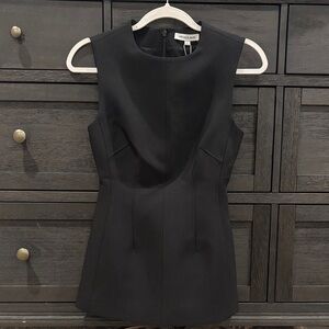 Veronica Beard Black Sleeveless Top